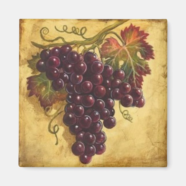 Imán de uva (Frente)