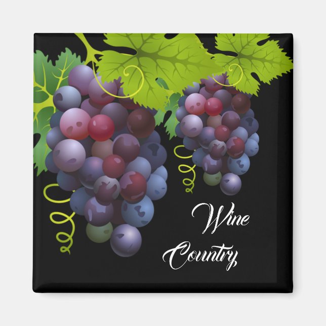 Imán de uvas (Frente)