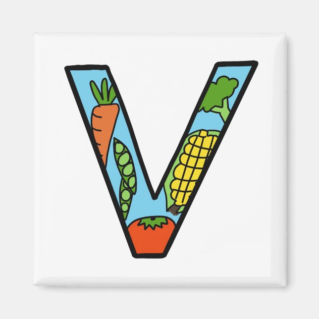 Imán de "V" (Frente)