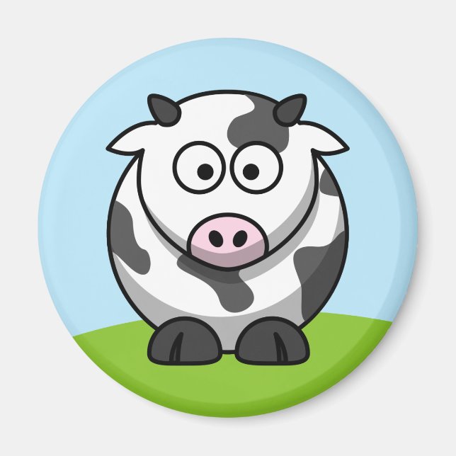 Imán de Vaca Adorable (Frente)