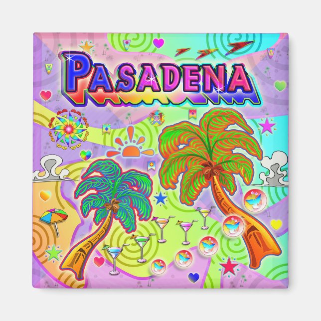 Imán de vacaciones de Pasadena