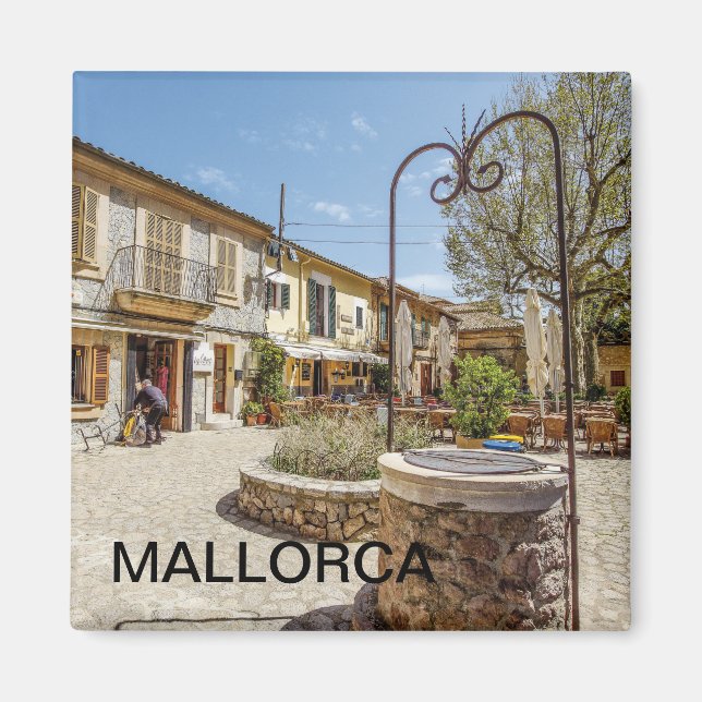 imán de Valldemossa en la isla de Mallorca (Frente)