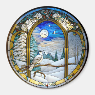 imán de ventana de invierno