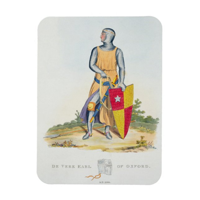 Imán De Vere, Conde de Oxford, 1280, de 'Antigua Armou' (Vertical)
