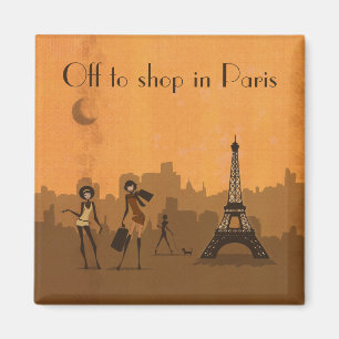 Imán de viaje a París