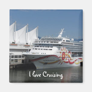 Imán de viaje de crucero