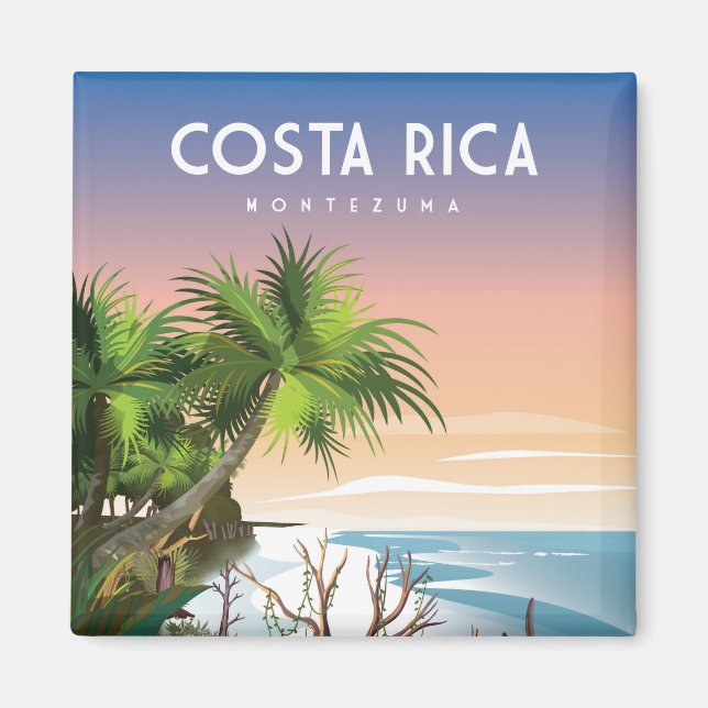 imán de viajes de Costa Rica (Frente)