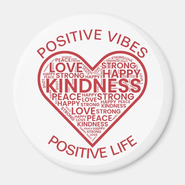 Imán de Vibraciones Positivas Vida Positiva (Frente)