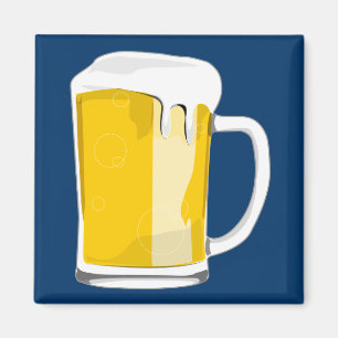 Imán de vidrio de cerveza