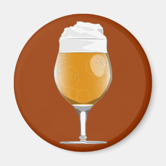 Imán de vidrio de cerveza