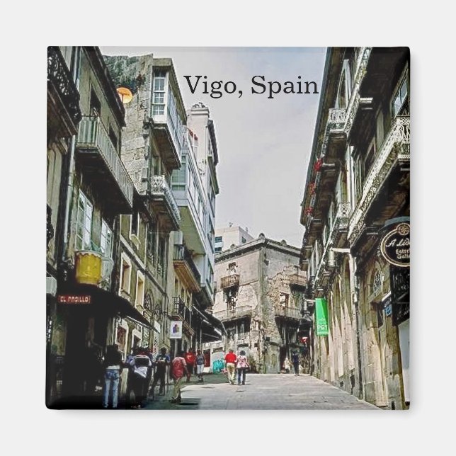 Imán de Vigo España (Frente)