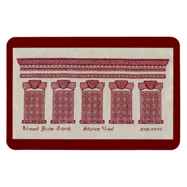 Imán de vista de Atrio (Horizontal)