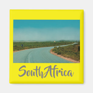 Imán de vista de montaña del paisaje rural de Sudá