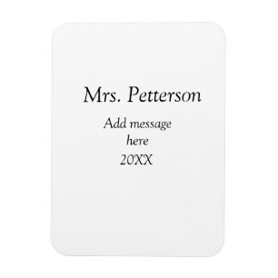 Imán De vuelta a la apreciación de los profesores escol