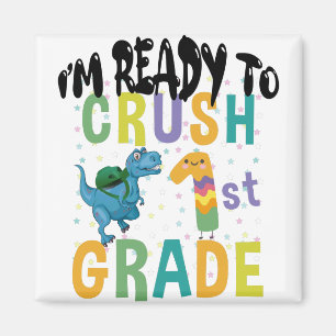 Imán De vuelta a la escuela Estoy listo para rockear 1e