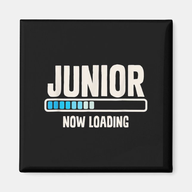 Imán De vuelta a la escuela Junior 11º Grado ahora carg (Frente)