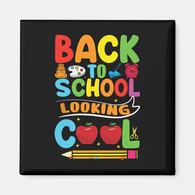 Imán De Vuelta A La Escuela, Primer Día De La Escuela,  (Frente)
