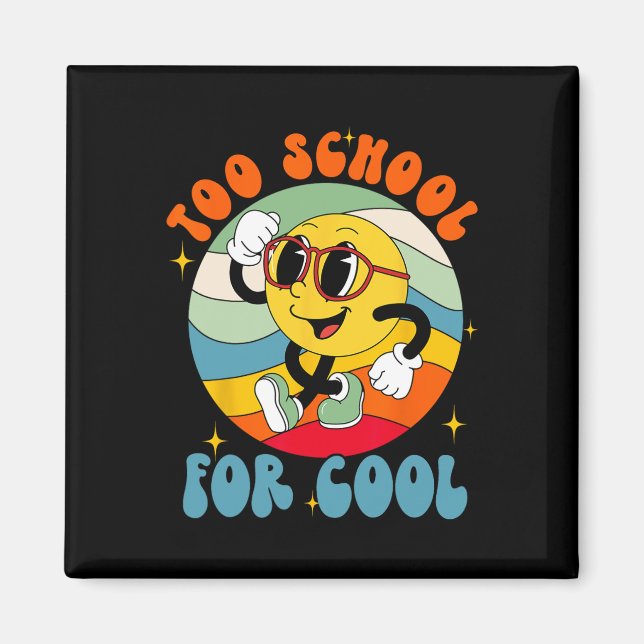 Imán De Vuelta A La Escuela Sonrisas Cara A La Escuela  (Frente)