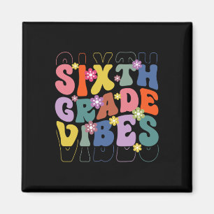 Imán De vuelta a la escuela vibraciones de sexto grado 