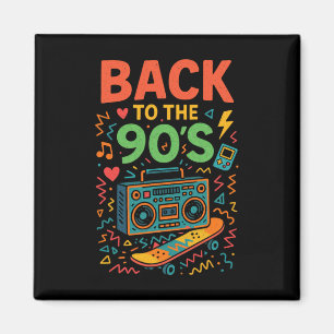 Imán De vuelta a la vieja escuela retro de los años 90-