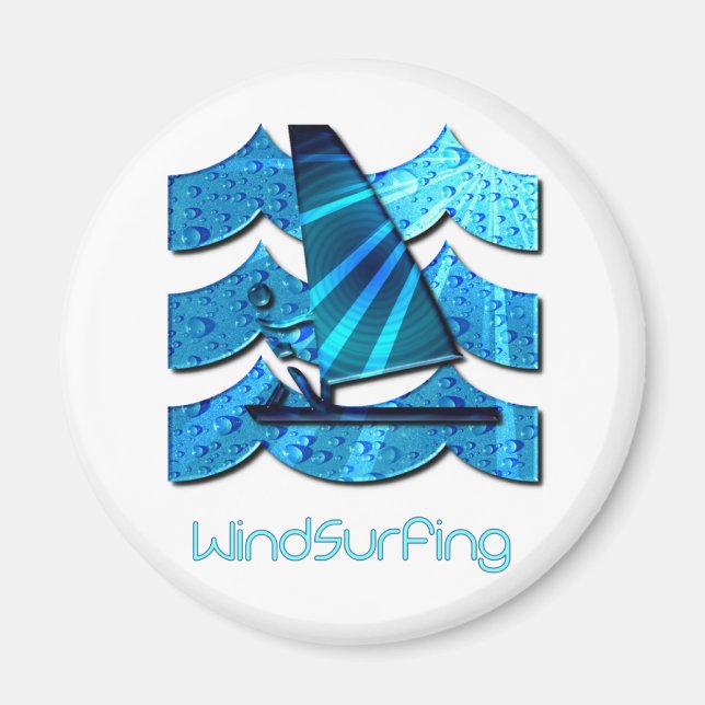 imán de windsurf (Frente)
