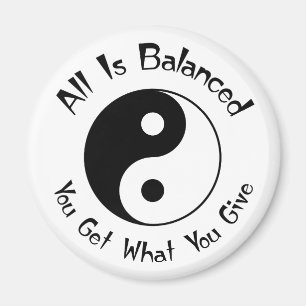 Imán de Yin Yang de la balanza