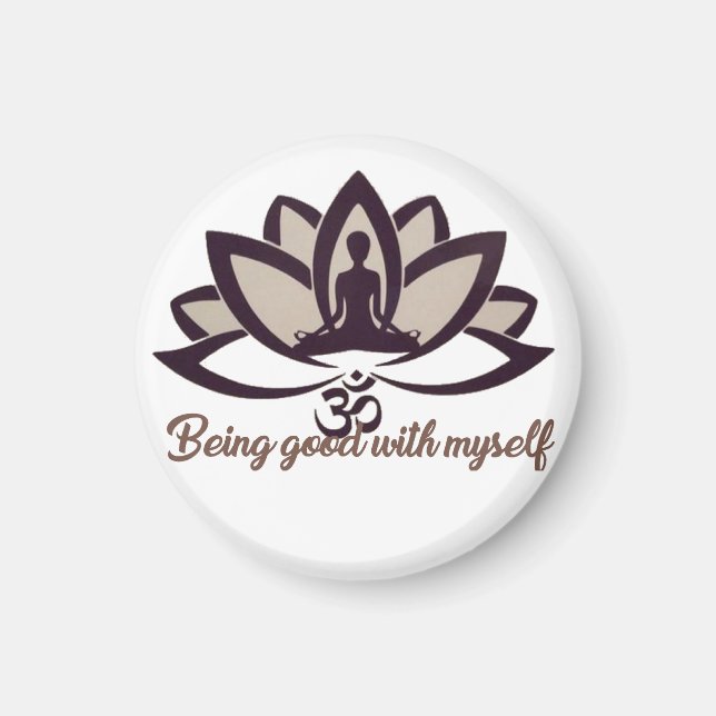 imán de yoga (Frente)