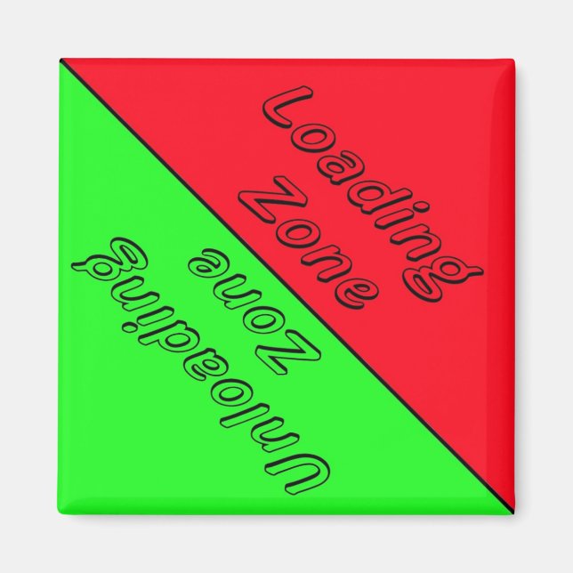 Imán de zonas de carga y descarga de lavavajillas (Frente)