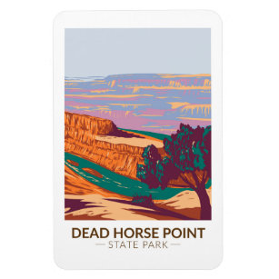 Imán Dead Horse Point State Park Utah Vintage 