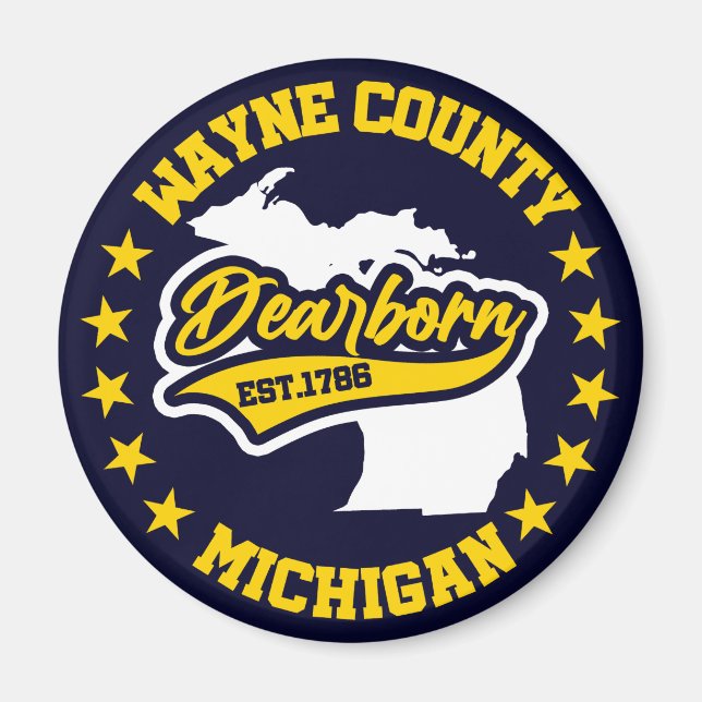 Imán Dearborn, Michigan (Frente)