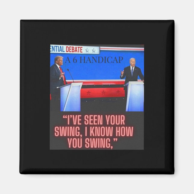 Imán Debate con discapacidad de Joe Biden y Donald Trum (Frente)