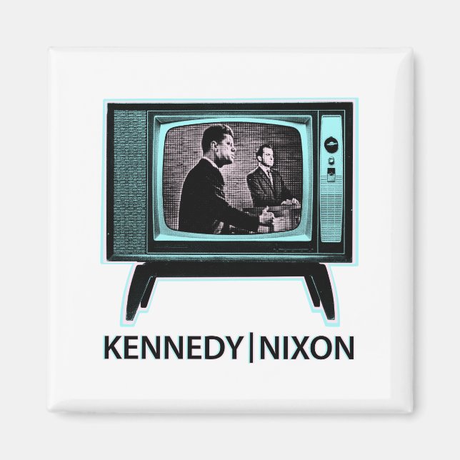 Imán Debate televisivo Kennedy Nixon 1960 (Frente)