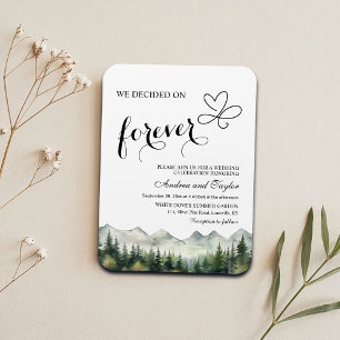 Imán Decidimos por invitación a la boda casual de Forev