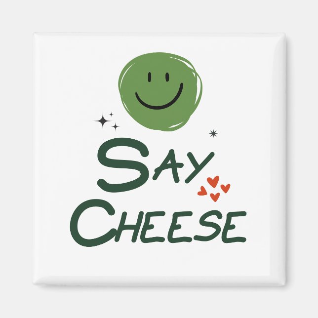 Imán decir queso (Frente)
