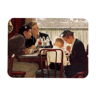 Imán Decir tolerancia de Norman Rockwell