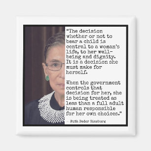 Imán Decisión de RBG de tener hijos citando