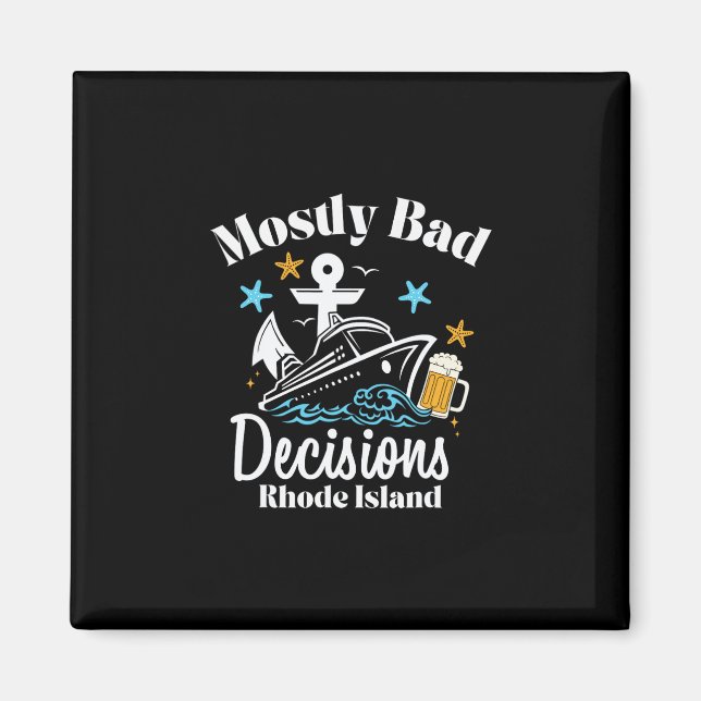 Imán Decisiones Mostly D Rhode Island Spring Break  (Frente)