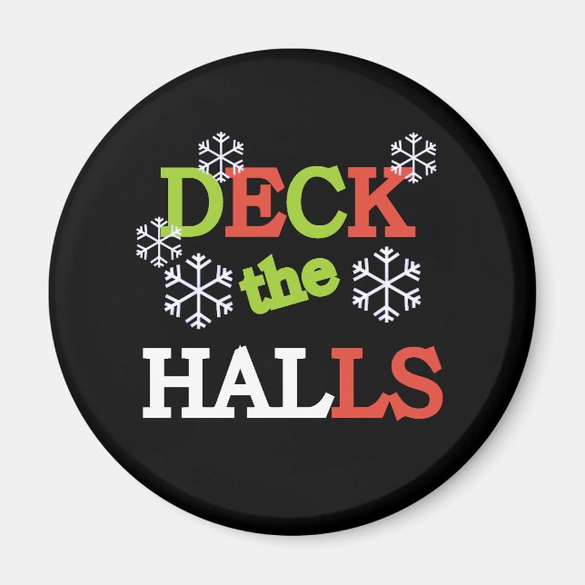 Imán Deck the Halls (Frente)