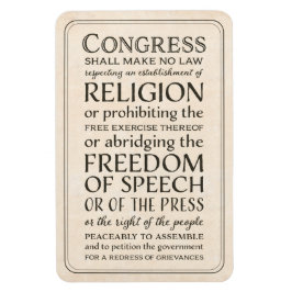 Imán Declaración de Derechos Libertad de Expresión y Re