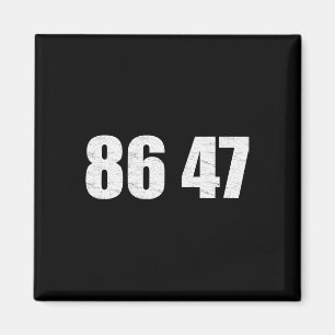 Imán Declaración de impugnación vintage anti Trump 86 4