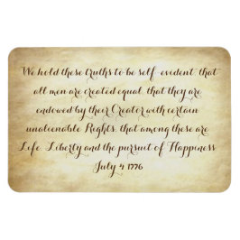 Imán Declaración de Independencia de los Estados Unidos