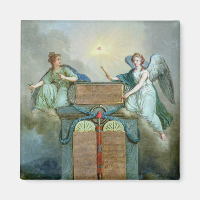 Imán Declaración de los derechos del hombre y del ciuda (Frente)