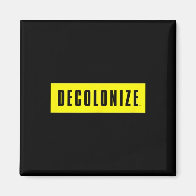 Imán Decolonizar Tu Mente - Permanecer Despertado - Res (Frente)