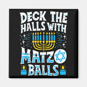 Imán Decora Los Pasillos Con Matzo Hanukkah Divertido J