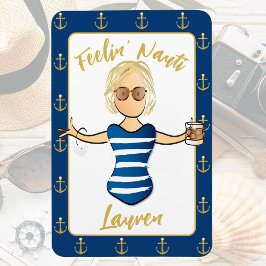 Imán Decoración acrítica divertida para sentir la puert