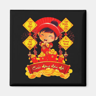 Imán Decoración Chuc Mung Nam Moi Tet Año Nuevo Vietnam
