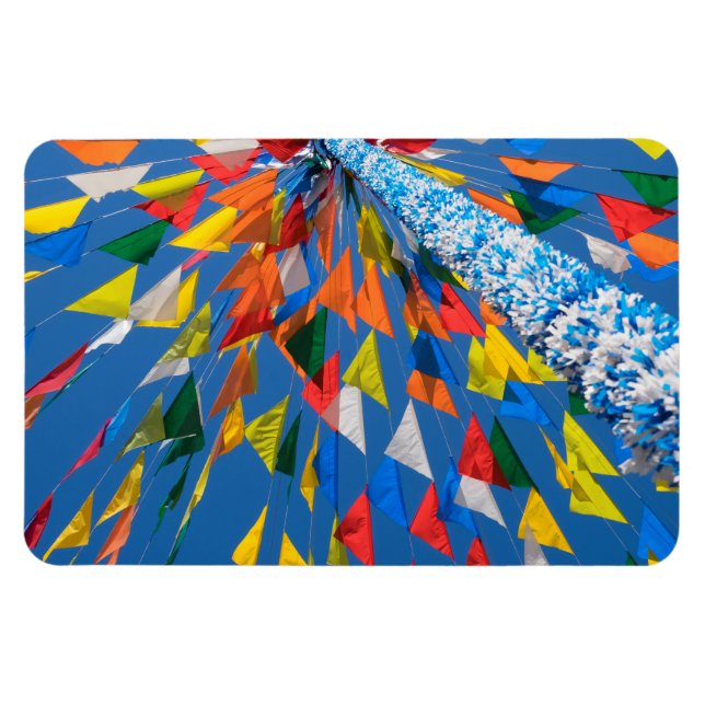 Imán Decoración de banderas triangulares (Horizontal)
