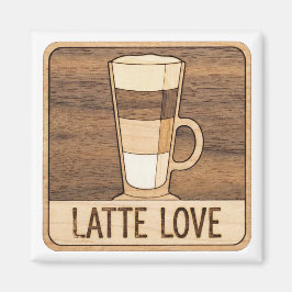 Imán Decoración de Café para Amantes