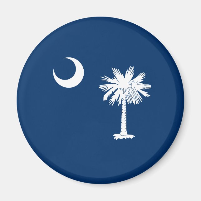 Imán Decoración de diseño de la bandera del estado de C (Frente)