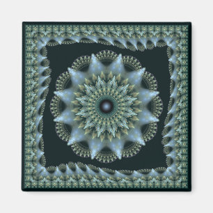 Imán Decoración de estrella brillante y fractal